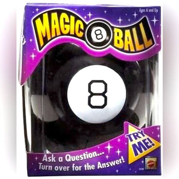 Original Magic 8 Ball NWT NIB Mattel Classic toy to answer your questions! - Picture 3 of 6